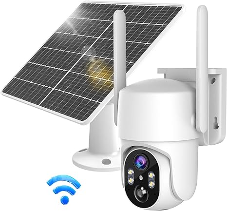 SHOPISTIKO CÁMARA SOLAR DE VIGILANCIA PTZ SEGURIDAD 360 FULL HD