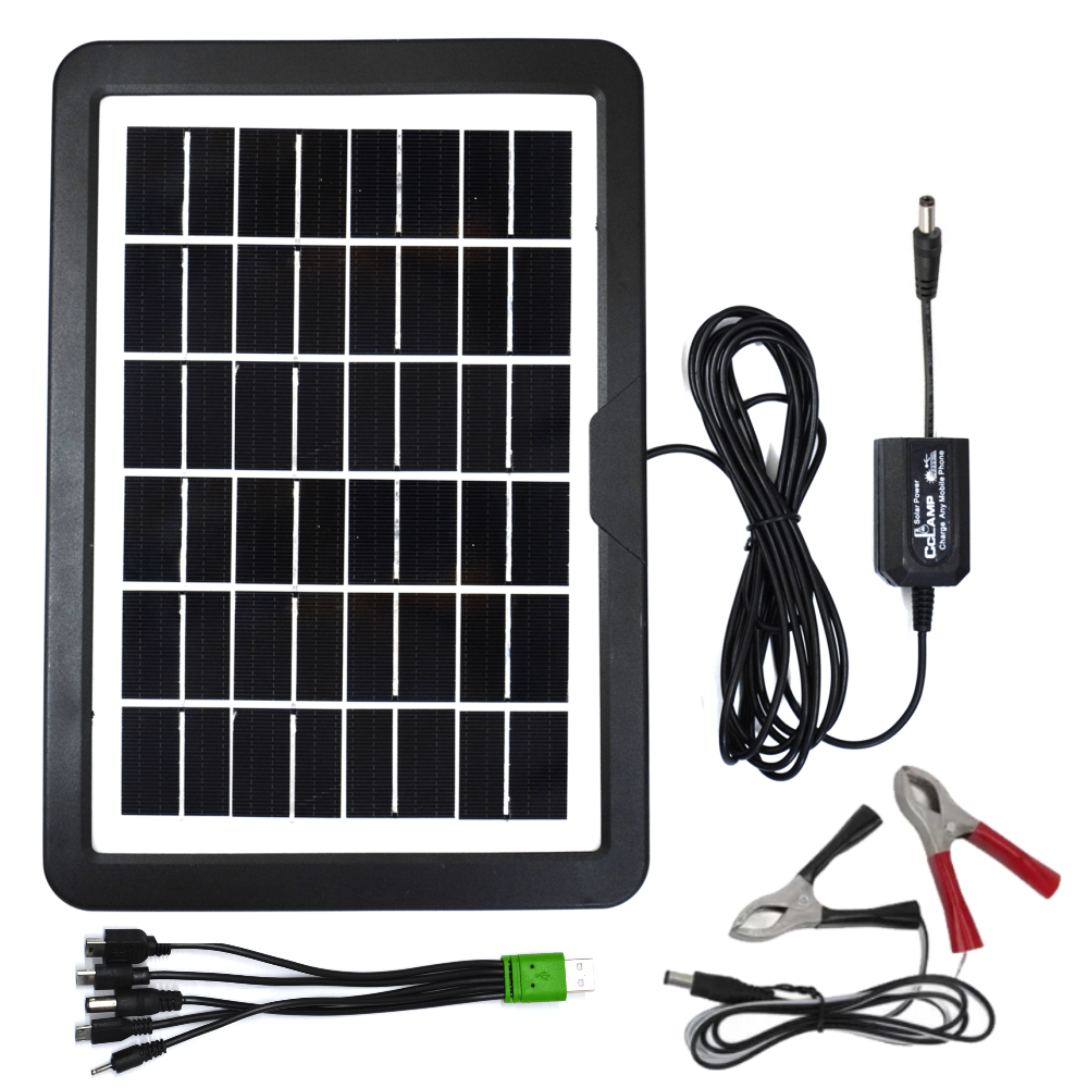 Panel Solar Portátil 15W Para Baterías Y Dispositivos 12V