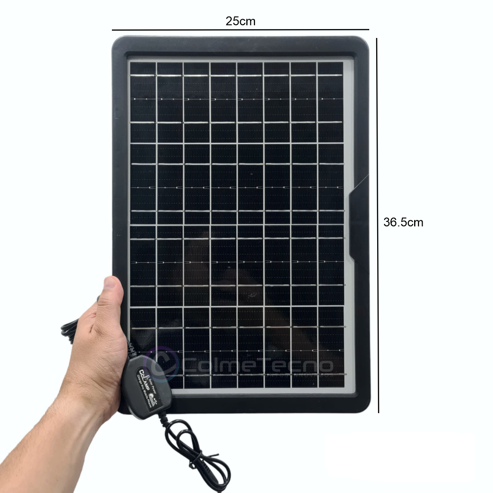 Panel Solar Portátil 15W Para Baterías Y Dispositivos 12V